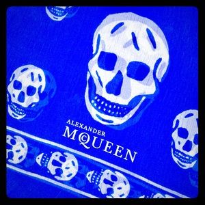 Alexander McQueen’s skull print silk scarf